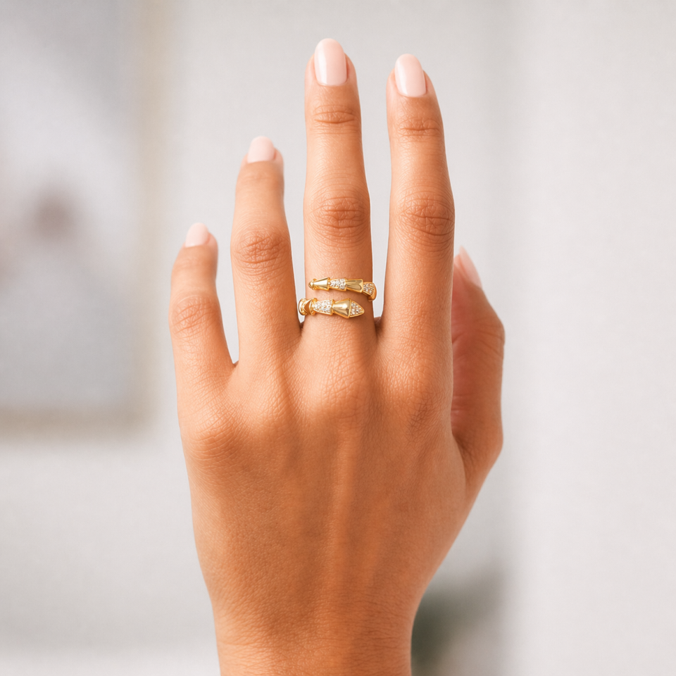 14 Ayar Altın Yüzük Modern Model | 2,95 gr