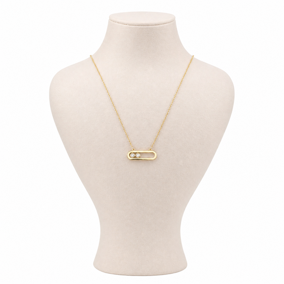 14 Ayar Altın Kolye Modern Model | 2,21 gr