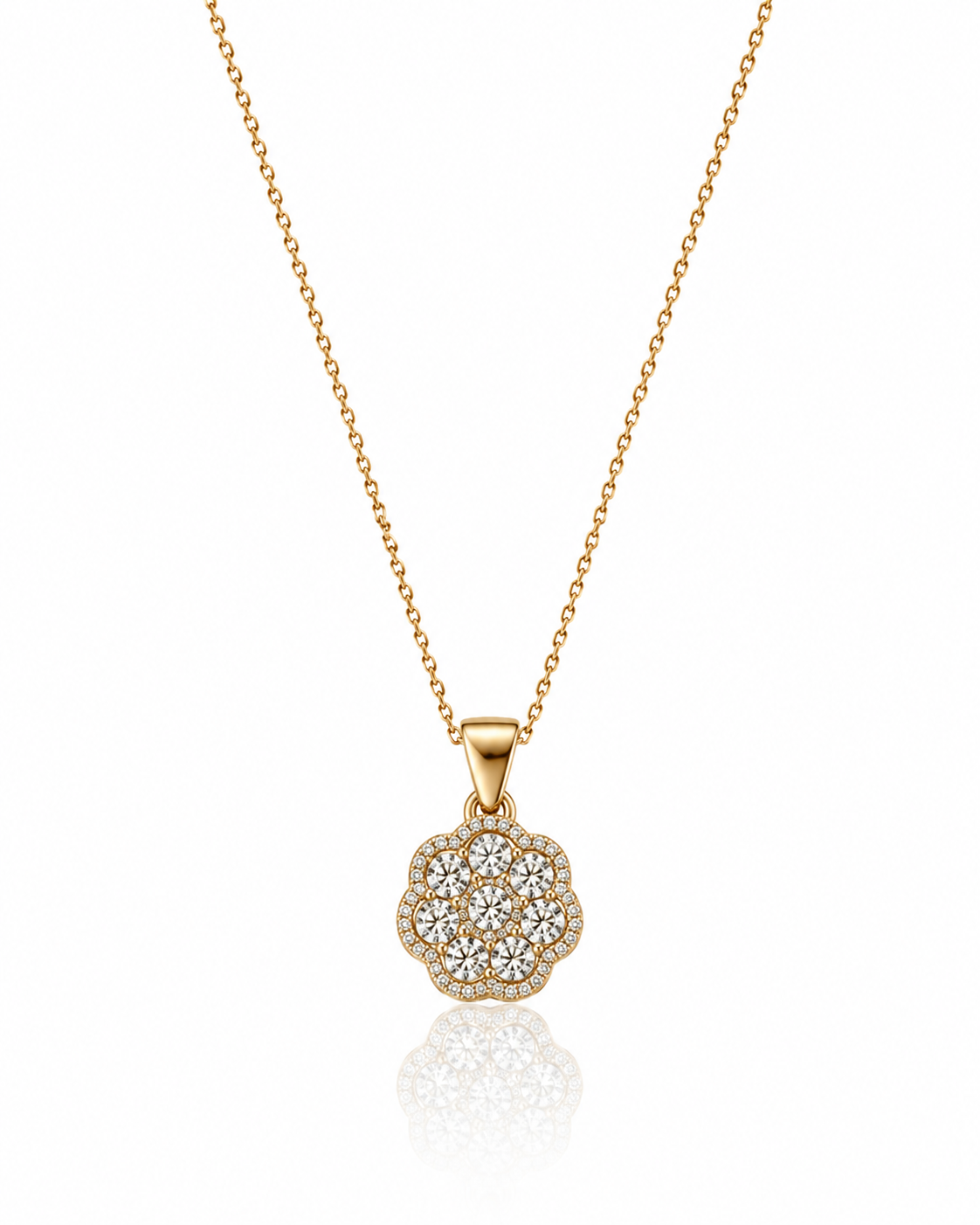 Altın Taşlı Elmas Kolye 0,32 Ct | 2,50 Gr