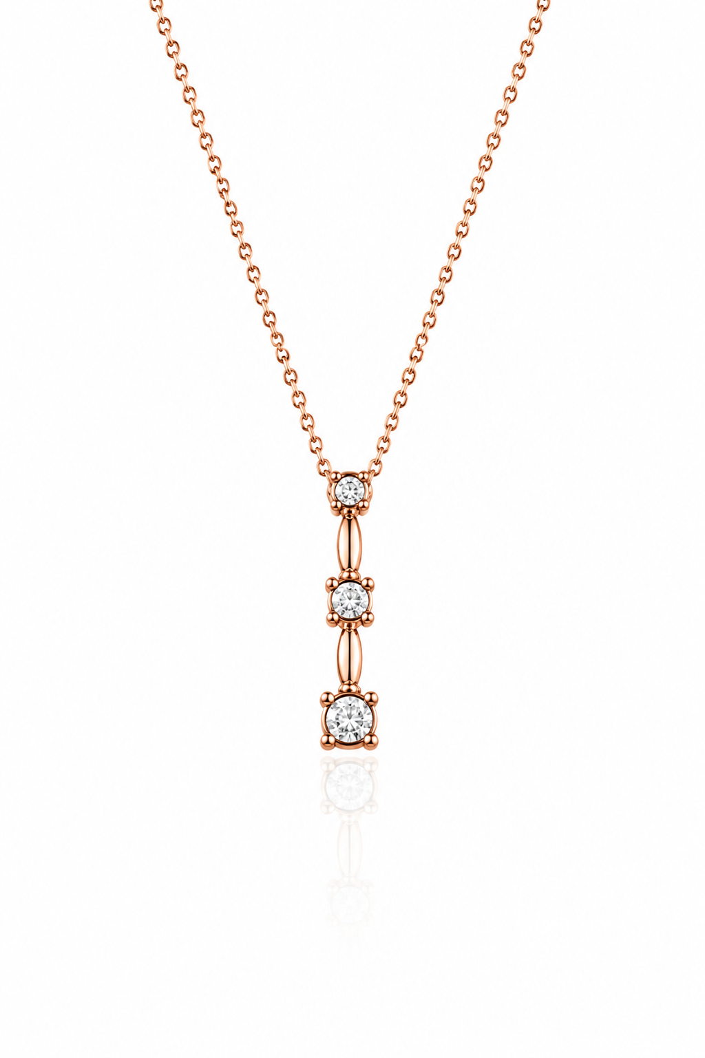 Altın Elmas Kolye 0,15 Ct | 2,82 Gr
