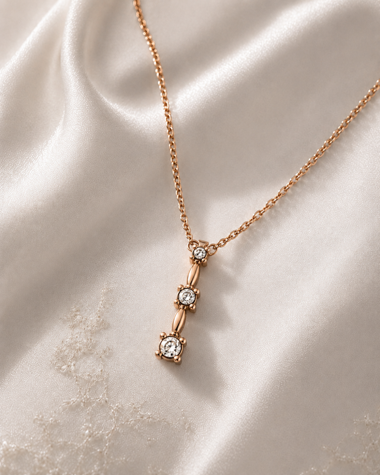 Altın Elmas Kolye 0,15 Ct | 2,82 Gr