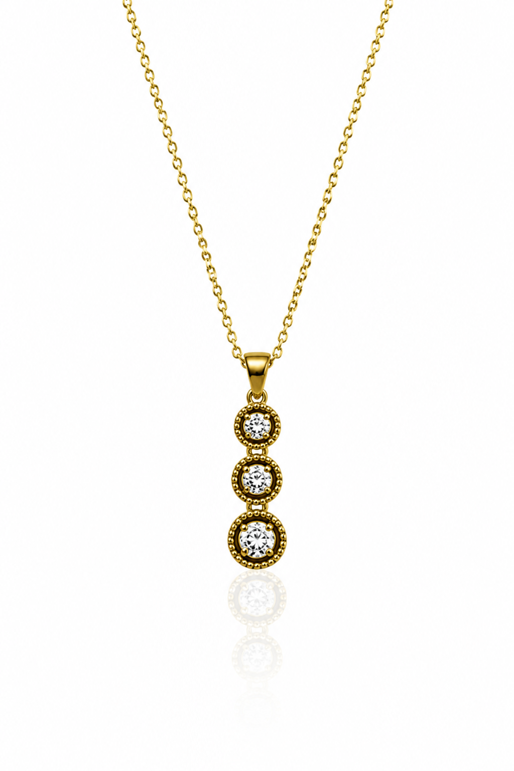 Taşlı Elmas Kolye 0,07 Ct | 3,13 Gr