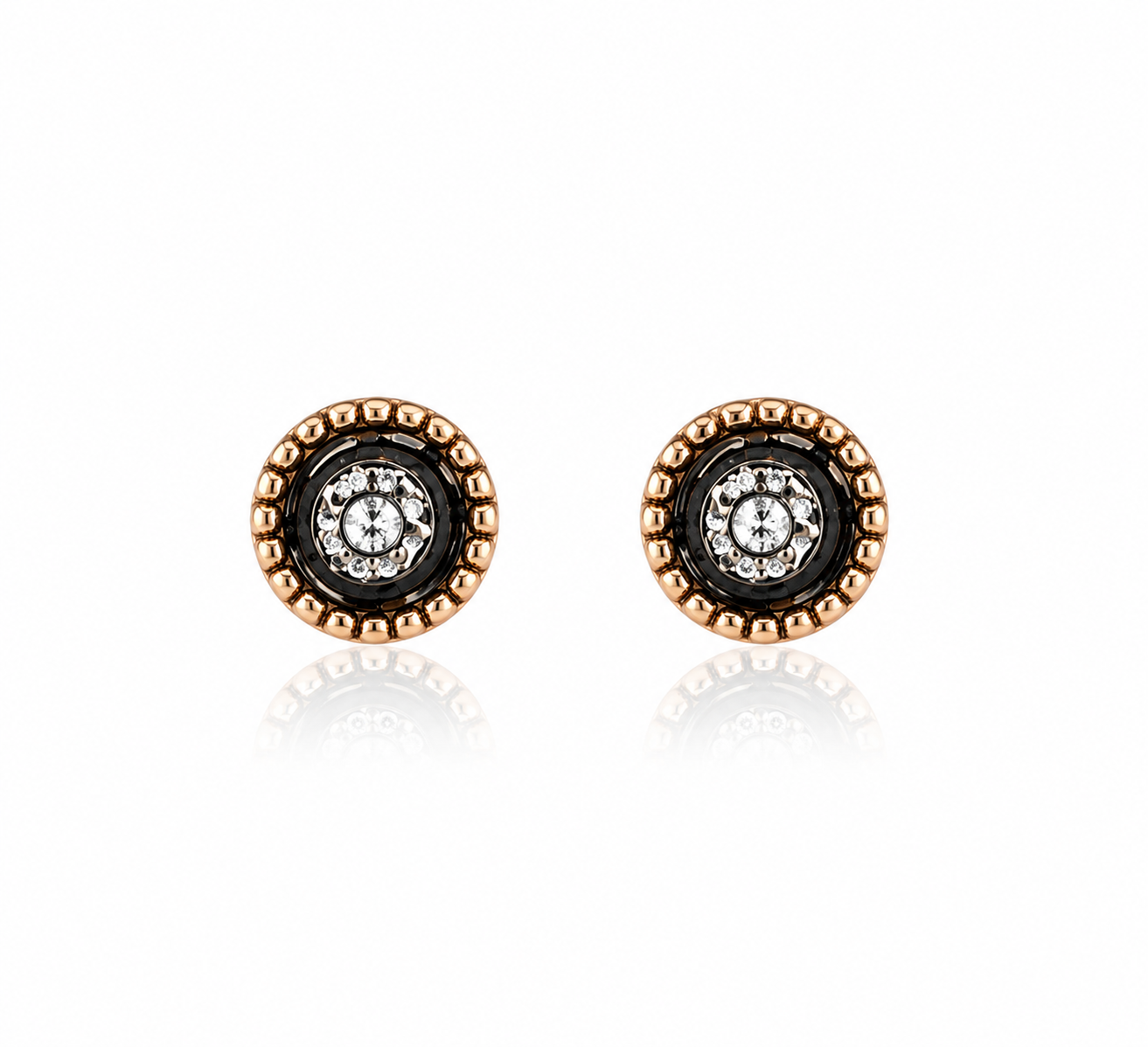 Tek Taş Elmas Küpe 1.10 Gr | 0.02 Ct