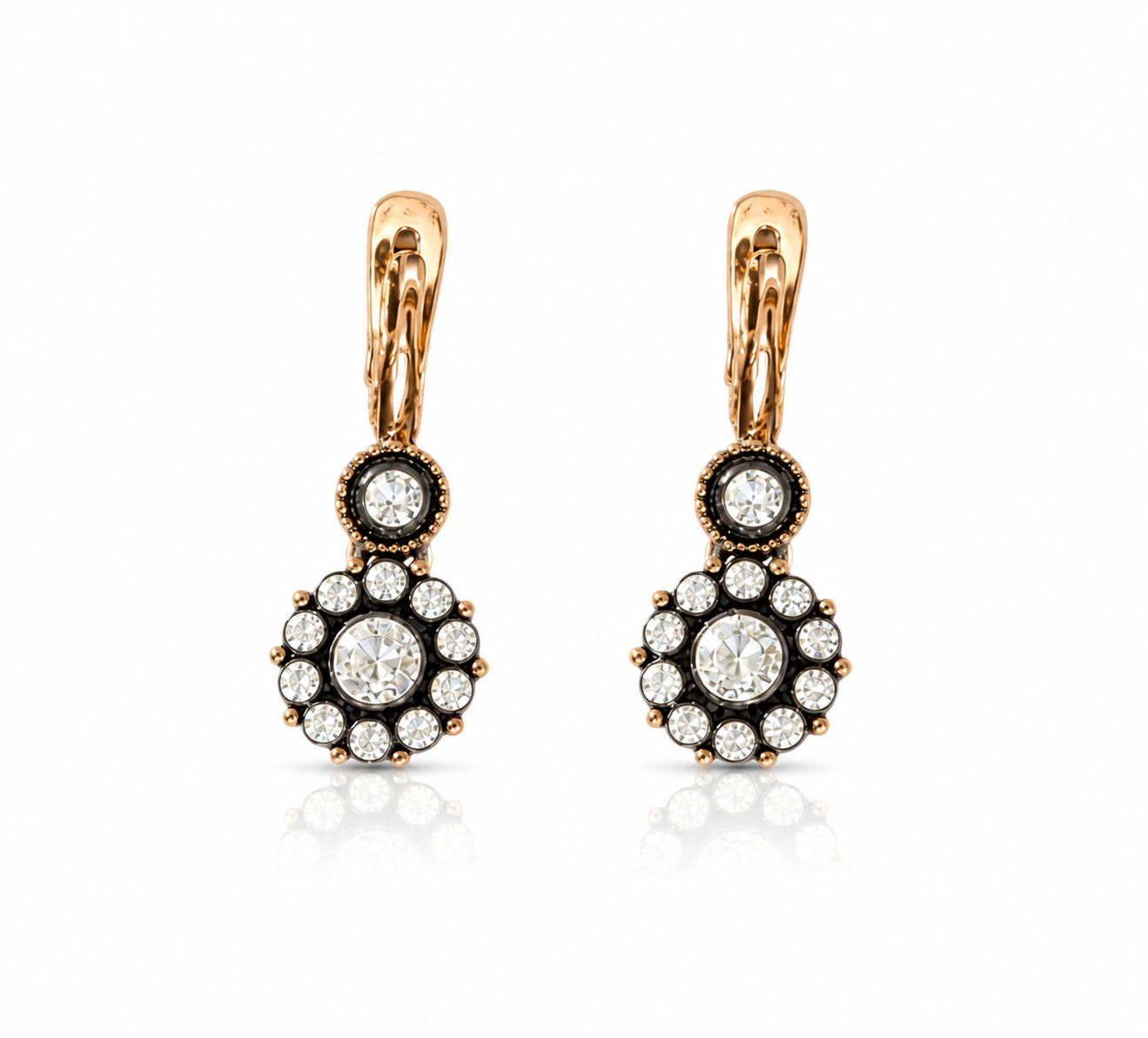 Sallantılı Elmas Küpe 0,52 Ct | 4,98 Gr