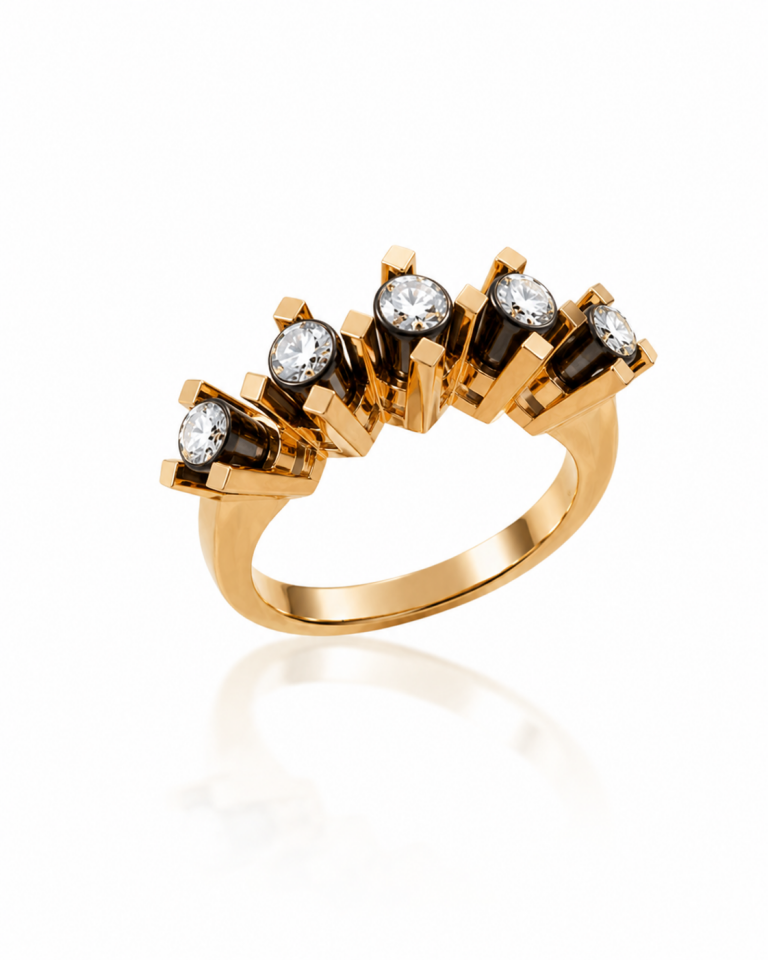Taşlı Elmas Yüzük 3.40 Gr | 0.20 Ct